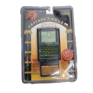 Ceasers Palace Video Bonus Poker Hand Held Game Talking LCD NEW IN PACKAGE VTG